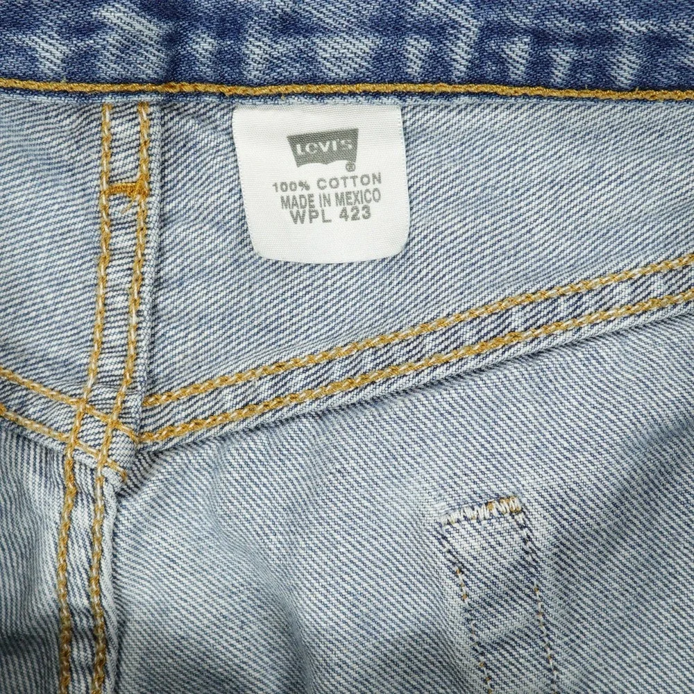 Vintage Levis 501XX Mens Jeans 36x32 Blue Original Fit Straight Leg Button Fly‎
